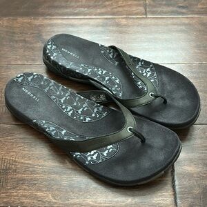 Women’s Merrell Terracina Black Flip Flop Sandals‎ Size US 11 EU 42
